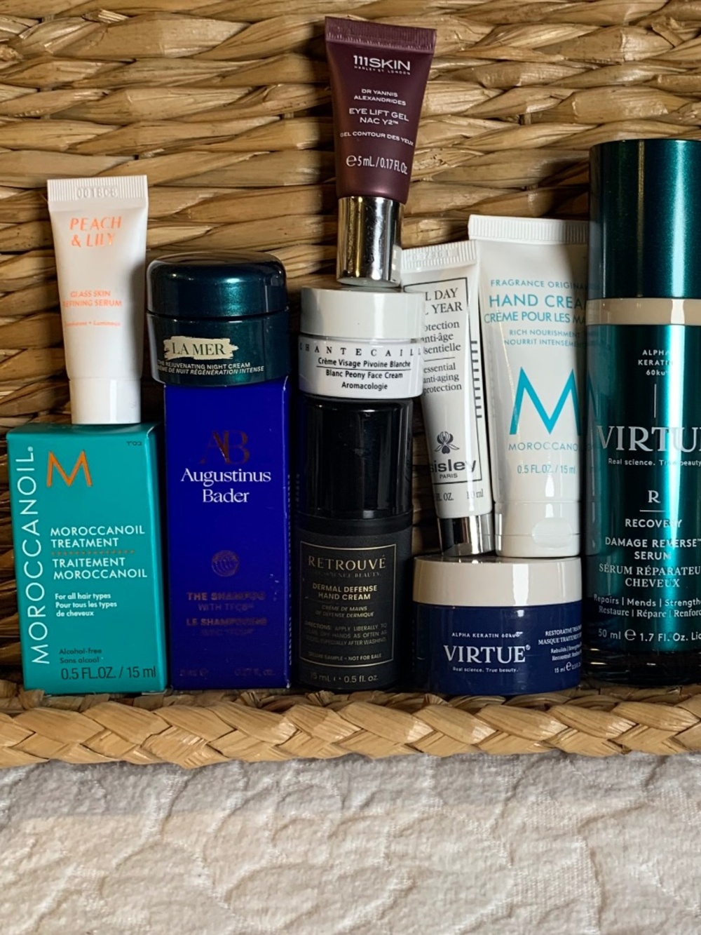UPSCALE-beauty bundle-bridesmaids, gift bags, Moroccan oil,virtue, La MER, NEW - Picture 2 of 11
